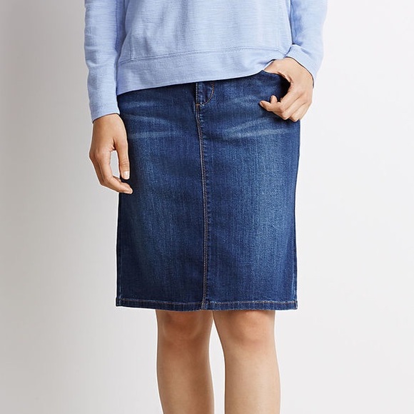 j jill denim skirt